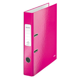 LEITZ® - Ordner WOW 10060023 DIN A4 50mm Pappe pink metallic