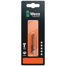 Wera® - 868/4 IMP DC SB Impaktor Innenvierkant Bits, # 2 x 50mm