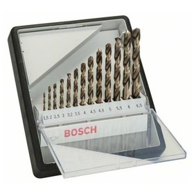 Bosch - 13-tlg. Metallbohrer-Set, Robust Line, HSS-Co, 1,5–6,5 mm (2607019926)