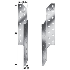 SIMPSON Strong-Tie® - Sparrenpfettenanker Links/Rechts, Stahl verzinkt, SPF-LR SPF170LR