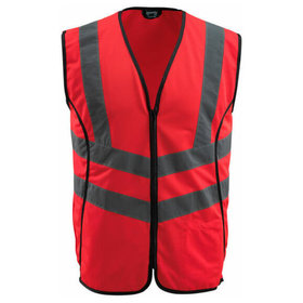 MASCOT® - Wingate Warnweste SAFE SUPREME, hi-vis Rot, Größe M