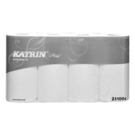 KATRIN® - Küchenrollen Plus Kitchen 50, weiß, 26x24cm, 3-lagig, 51 Blatt, Pck=4Roll