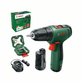 Bosch - Akku-Bohrschrauber EasyDrill 1200, 2 x Akku PBA 12V 1.5Ah, 34tlg. Zubehör-Set (06039D3008)