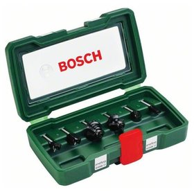 Bosch - Hartmetall-Fräser-Set xPromo, 6-teilig, Schaft-ø6mm