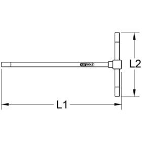 KSTOOLS® - 3-Wege T-Griff-Innensechskant-Schlüssel, 2,5mm