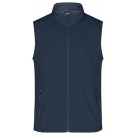 James & Nicholson - Herren Softshell Weste JN1128, navy-blau, Größe 3XL