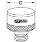 KSTOOLS® - Aluminium Eintreiber-Aufsatz-Satz, 2-teilig, ø10mm