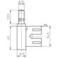 SIMONSWERK - Rahmenteil VARIANT V 8100 WF HV Stop,DL-R, vernickelt