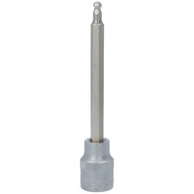 KSTOOLS® - 3/8" Bit-Stecknuss Innensechskant mit Kugelkopf, lang, 4mm