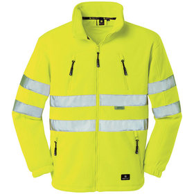 4Protect® - Warnschutz-Fleecejacke SEATTLE 3465, warngelb, Größe M