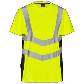 Engel - Safety T-Shirt 9544-182, Warngelb/Schwarz, Größe M