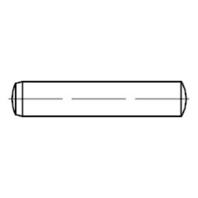 Zylinderstift, gehärtet DIN 6325 Stahl blank ø16 m6 x 100mm