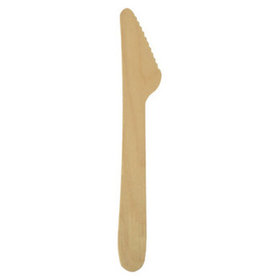 PAPSTAR - Messer Pure, 16,5cm, Pck=100St, 18200, Holz