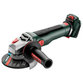 metabo® - Akku-Winkelschleifer WVB 18 LT BL 11-125 Quick (613057840), mit Bremse, Drehzahlregelung, Schnellspannmutter, drehbarem Akkupack, metaBOX 165 L