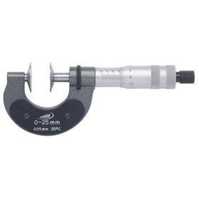 HELIOS PREISSER - Bügelmessschraube für Zahnweiten, 0,01mm, 0 - 25mm