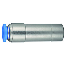 RIEGLER® - Steck-Reduzierstück MS vernickelt Blaue Serie Stecknippel 10mm Schlauch 8mm