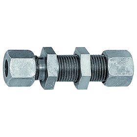 RIEGLER® - Gerade Schottverschraubung, Rohr-Außen-Ø 8mm, Stahl verzinkt
