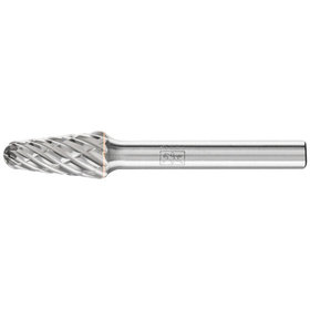 PFERD - Hartmetall Hochleistungsfrässtift STEEL Rundbogen KEL Ø 10x20mm Schaft-Ø 6 mm für Stahl