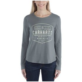 carhartt® - Damen Langarmshirt GRAPHIC L/S T-SHIRT, balsam green, Größe S