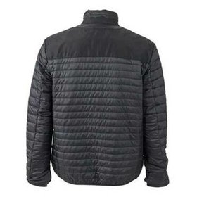 James & Nicholson - Herren Leicht-Steppjacke JN1112, schwarz/silber, Größe XL