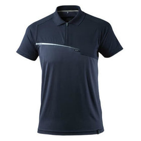 MASCOT® - Polo-Shirt mit Brusttasche ADVANCED, Schwarzblau, Größe S