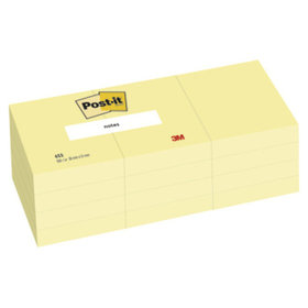 Post-it® - Haftnotiz Notes 653 51 x 38mm gelb 3er-Pack