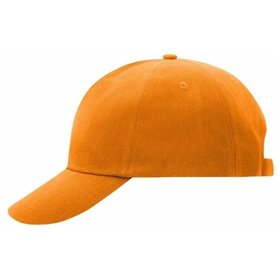 James & Nicholson - 5 Panel Cotton Cap MB9412, orange, Einheitsgröße