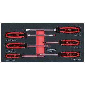 KSTOOLS® - SCS ERGOTORQUEplus Schraubendreher-Satz, 6-teilig in 1/3 Systemeinlage