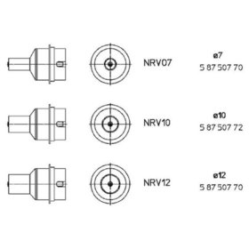 Weller® - Heißgasdüse Typ NR, NR04, 2,5 mm, Runddüse