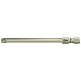 Wera® - Bit 3867/4 BO für TORX® mit Bohrung, aus Edelstahl, TX 25 BO x 89mm