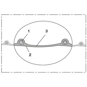 NORRES - PROTAPE® PVC 310 Absaugschlauch grau, leicht, stauchbar 3:1, 100mm 5m Rolle