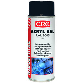 CRC® - Acryl Schutzlack RAL 9005 Tiefschwarz Matt 400ml Spraydose