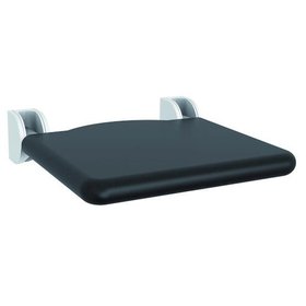 Normbau - Klappsitz Nylon Care Polster: schwarz, 410x410mm, weiß