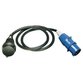 brennenstuhl® - Adapterkabel 230V/16A mit CEE-Stecker, 1,5m Kabel, IP44, schwarz