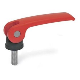 Ganter Norm® - 927.4-63-M5-20-B-R Exzenterspanner mit Edelstahl-Schraube, Hebel Zink-Druckguss