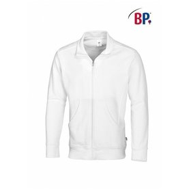 BP® - Sweatjacke für Sie & Ihn 1627 193, weiß, Größe XL