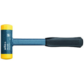 Wiha® - Schonhammer 802 rückschlagfrei PUR/PUR m.hart/m.hart Stahlrohr 25mm ø288mm