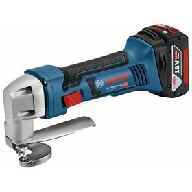 Bosch - Akku-Blechschere GSC 18V-16, mit 2 x 5,0 Ah Li-Ion Akku, L-BOXX