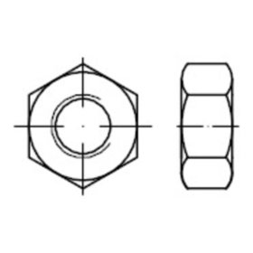 Sechskantschraube für HV EN 14399-4 Stahl 10.9 tZn M16x 40-AF