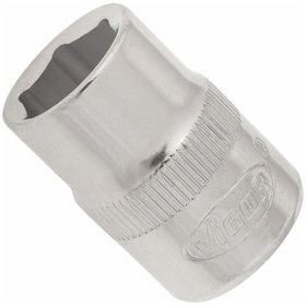 VIGOR® - Sechskant Steckschlüsseleinsatz ∙ V2273N ∙ Vierkant 10mm (3/8") ∙ Außen Sechskant Profil ∙ 11mm