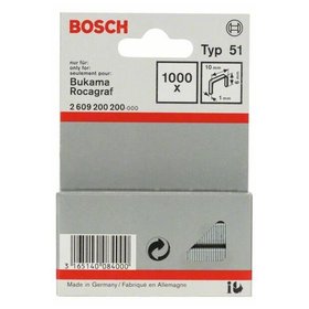 Bosch - Flachdrahtklammer Typ 51 10x1x6mm 1.000er-Pack (2609200200)