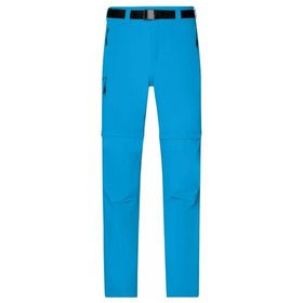 James & Nicholson - Herren Zipp-Off Outdoorhose JN1202, hellblau, Größe 3XL