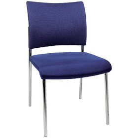 Topstar® - Besucher-Stuhl Visit10 mit Polster, blau