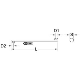 KSTOOLS® - Biegeeisen für Baustahldraht, 10mm