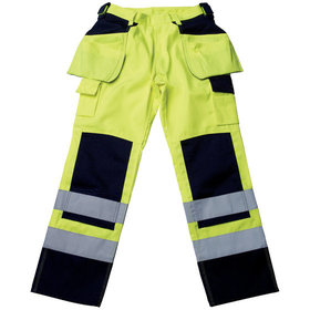 MASCOT® - Warnschutzhose Almas 09131-470, warngelb/marineblau, Größe C58, 82