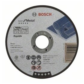 Bosch - Trennscheibe gerade Best for Metal - Rapido A 60 W BF, 125 x 1,0mm