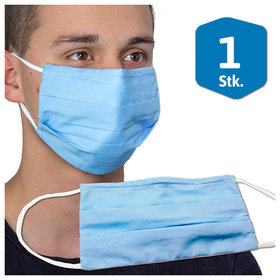 Dönges - Stoffmaske 100% Baumwolle 90 grad waschbar mit Tasche und Nasenbügel