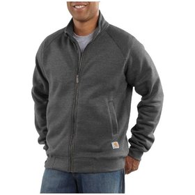 carhartt® - Herren Sweatshirt MIDWEIGHT MOCK NECK ZIP SWEATSHIRT, carbon heather, Größe M