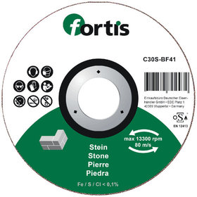 FORTIS - Trennscheibe Stein 115 x 2,5mm gerade