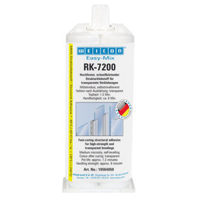 WEICON® - Easy-Mix RK-7200 | Acrylat-Strukturklebstoff, schlagfest | 50 g | transparent, farblos
